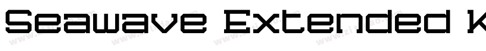Seawave Extended Keyset字体转换
